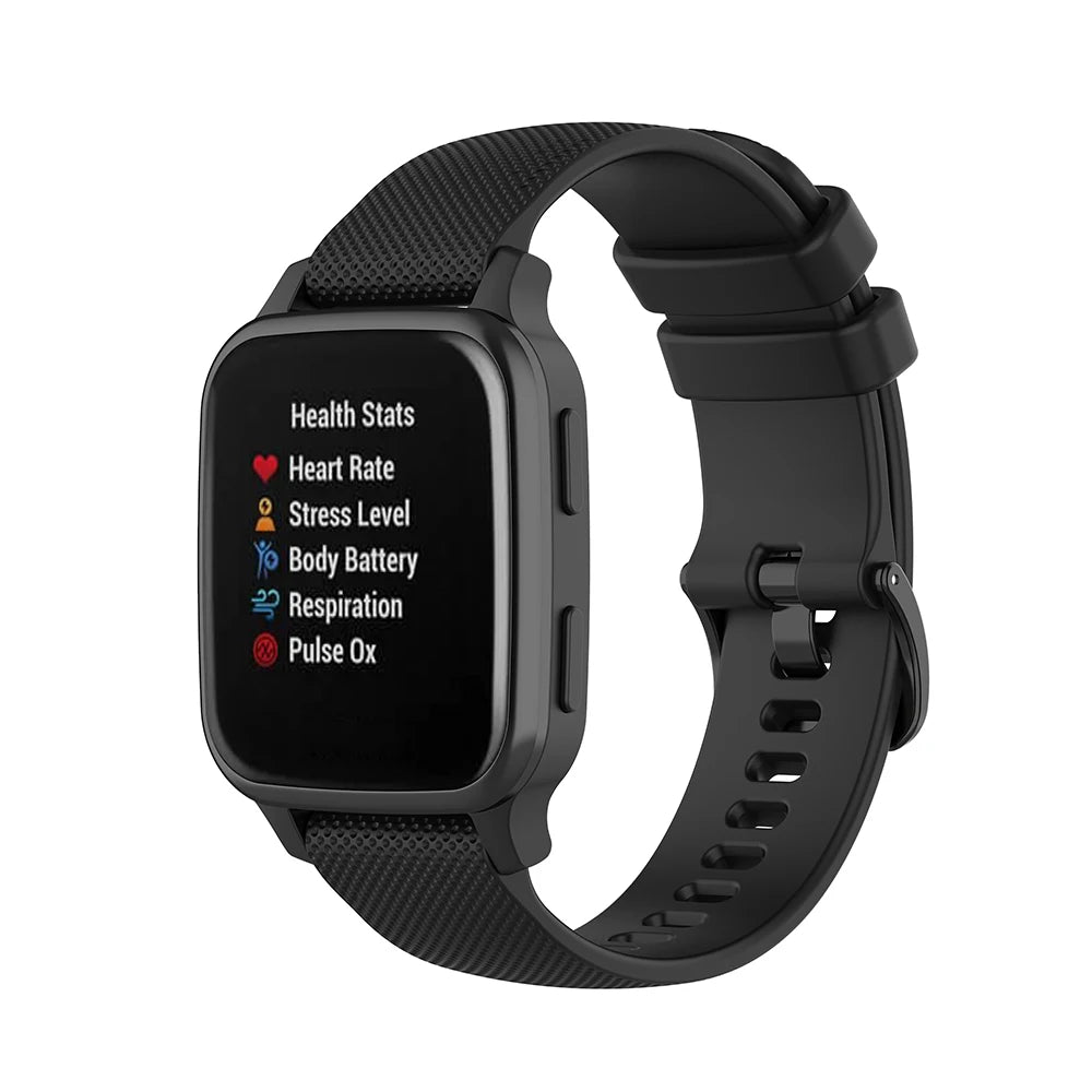 20mm Silicone Strap for Garmin Venu SQ/Venu 2 Plus & Amazfit Bip S/U