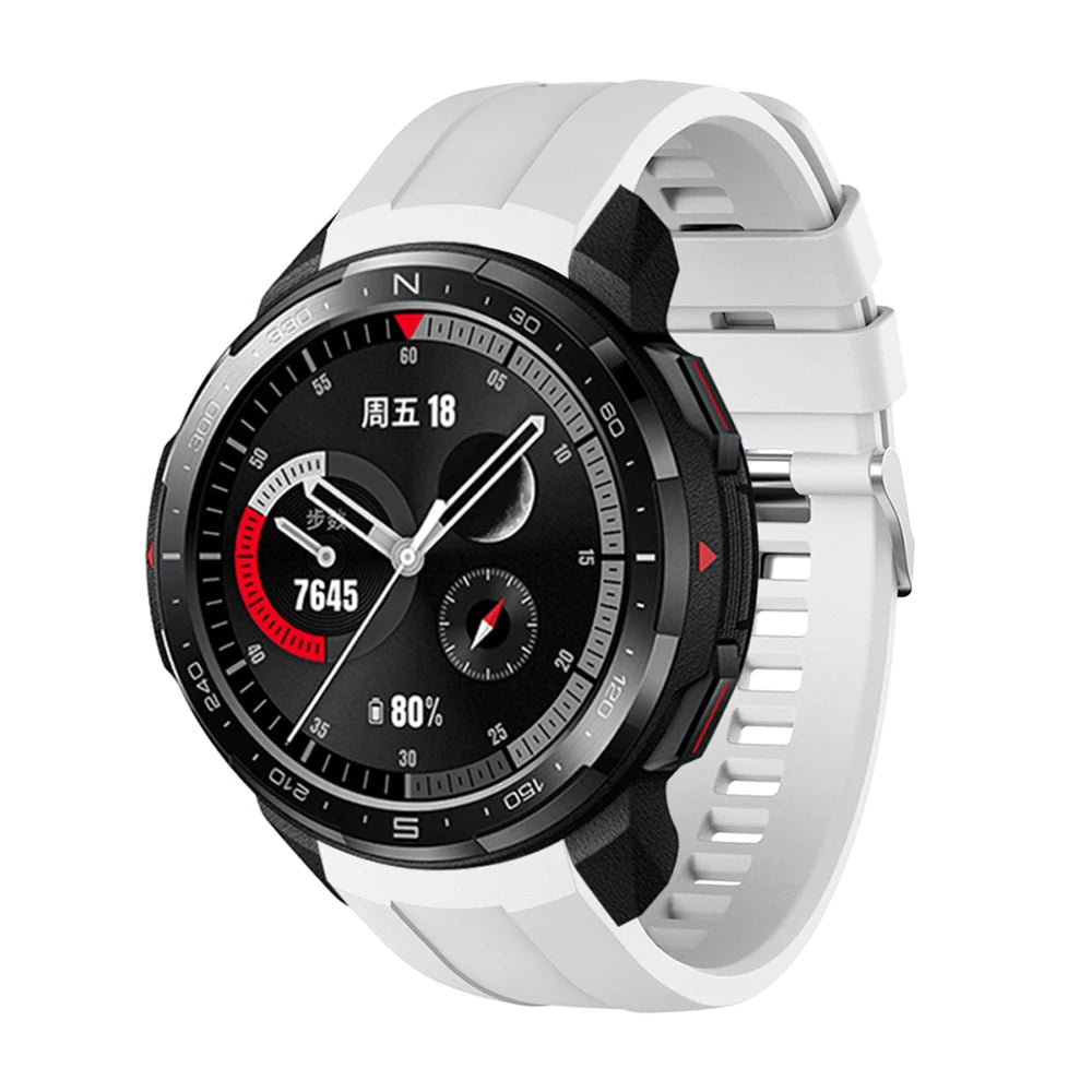 22mm Silicone Watch Strap for Huawei Honor Watch GS Pro
