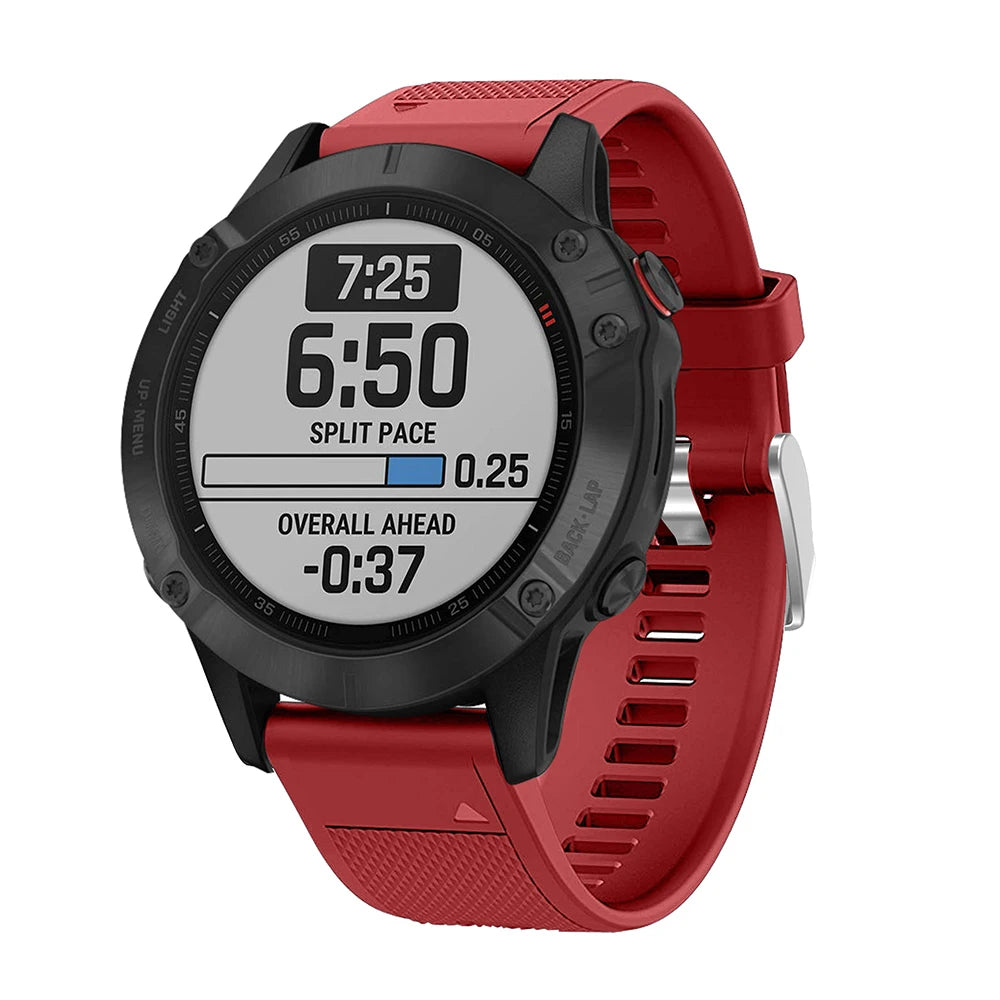 22mm Quick-Fit Silicone Strap – Garmin Fenix, EPIX & Tactix