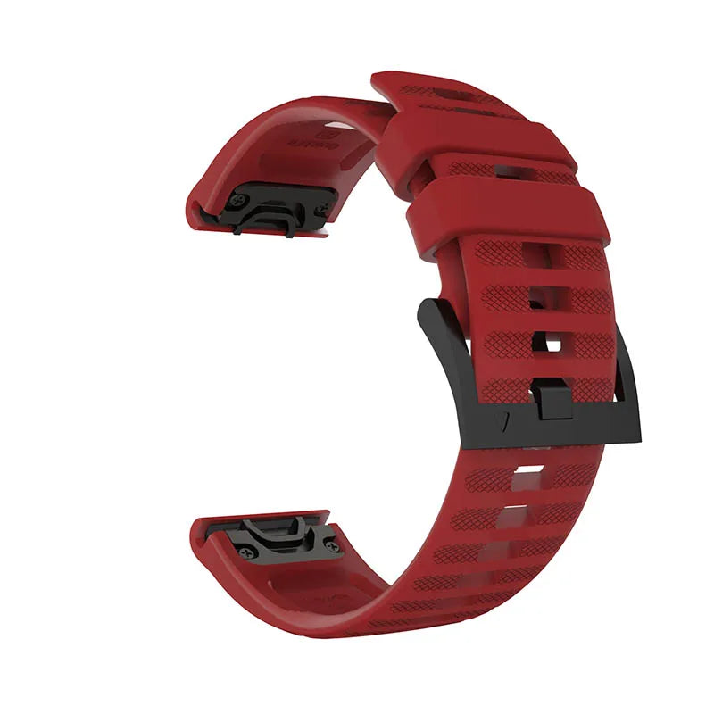 Quick-Fit Silicone Watch Strap – 22–26mm for Garmin Fenix & Epix