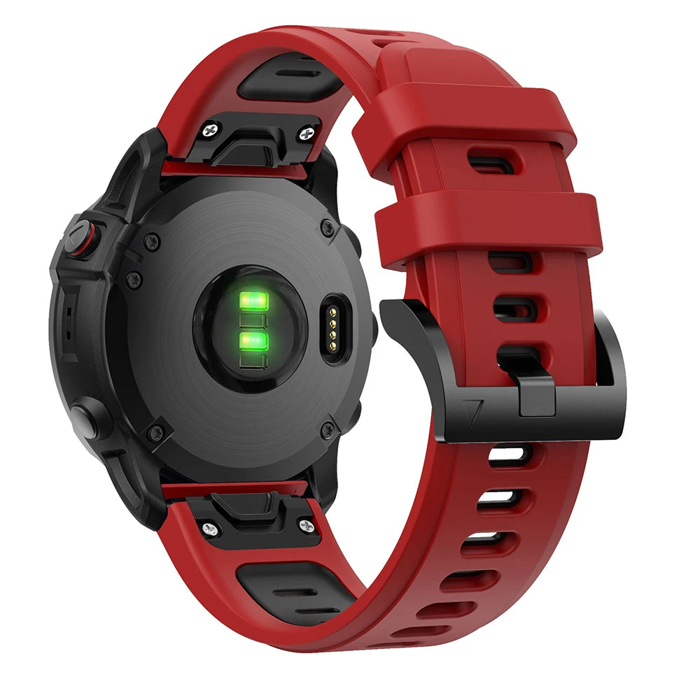 QuickFit Silicone Strap for Garmin Fenix Series (22-26mm)