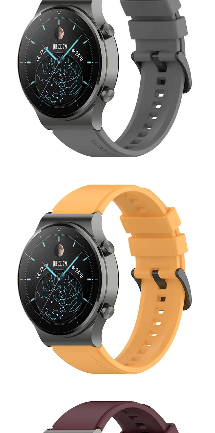 Official 22mm Silicone Band for Huawei Watch GT 2 & GT 3 Pro