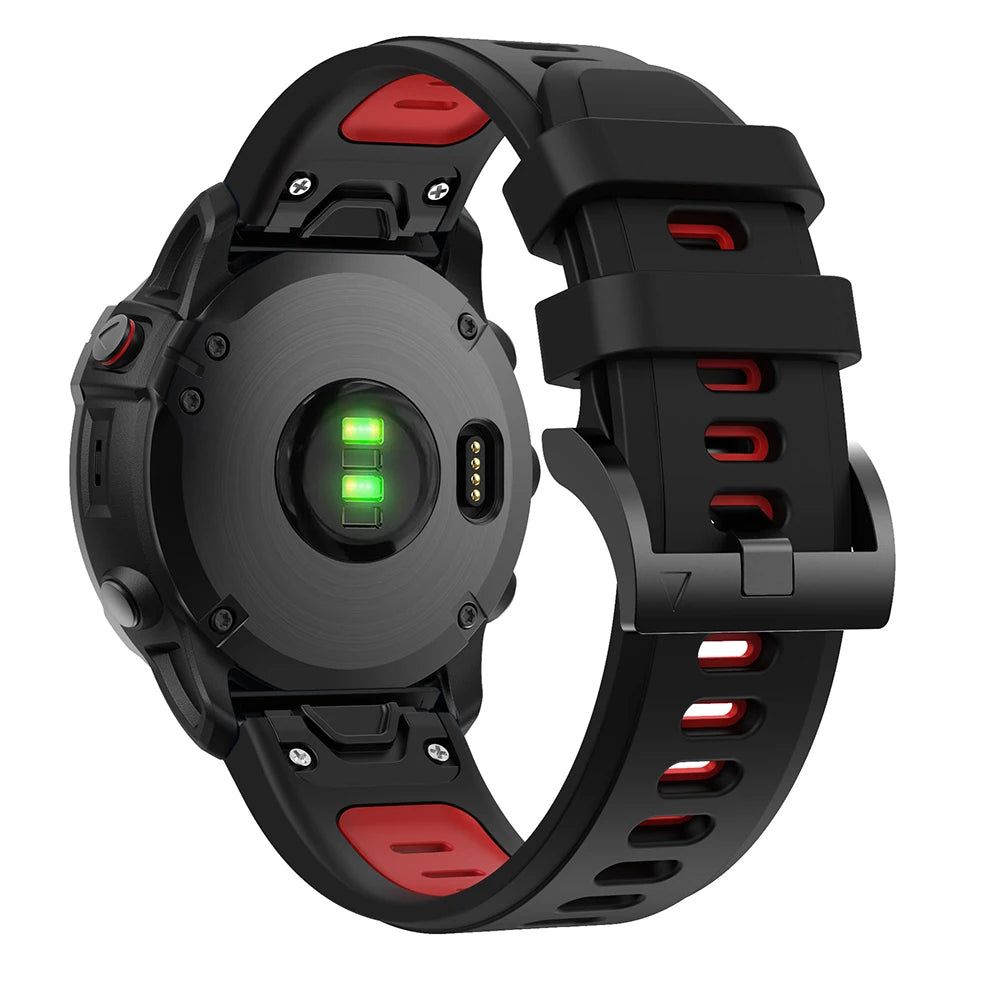 QuickFit Silicone Strap for Garmin Fenix Series (22-26mm)