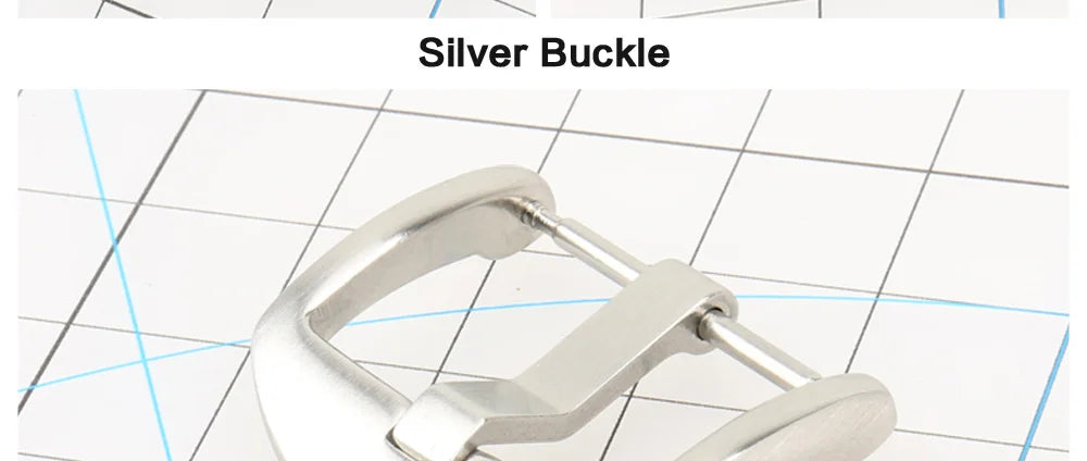 MAIKES Stainless Steel Watch Buckle 16mm 18mm 20mm 22mm 24mm Leather Strap Watch Clasp Black Rose Gold