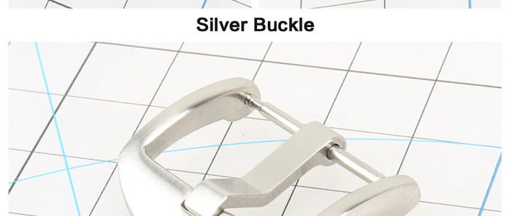 MAIKES Stainless Steel Watch Buckle 16mm 18mm 20mm 22mm 24mm Leather Strap Watch Clasp Black Rose Gold