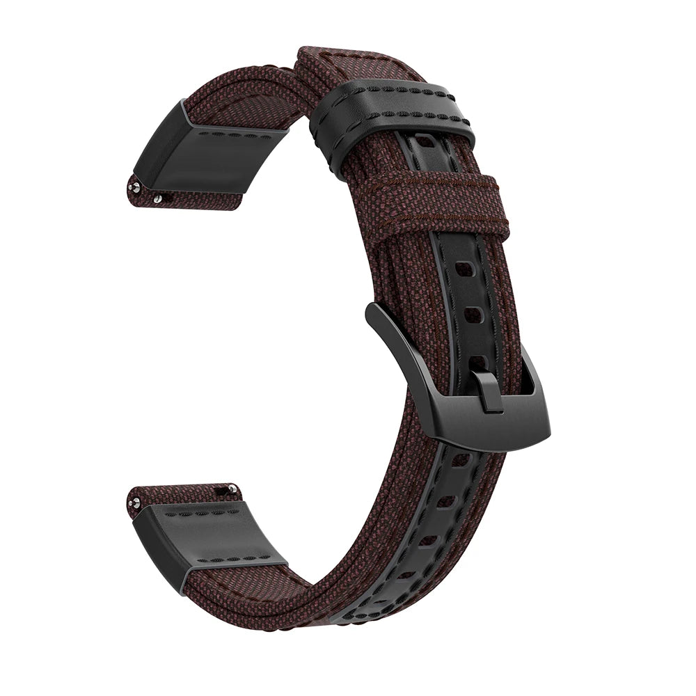 Canvas Strap for Samsung Gear S2, S3 & Galaxy Watch (20-22mm)