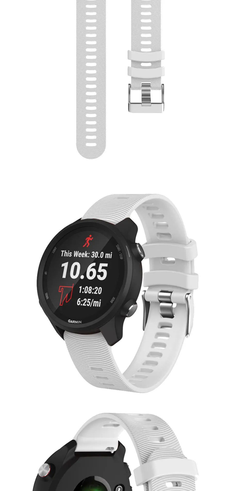 Colorful 20mm Silicone Strap for Garmin Forerunner & Vivomove