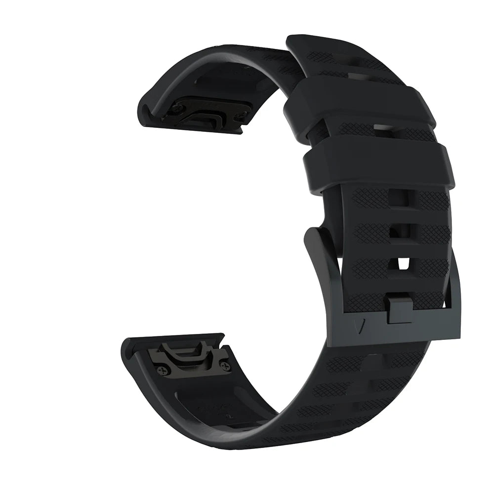 Quick-Fit Silicone Watch Strap – 22–26mm for Garmin Fenix & Epix