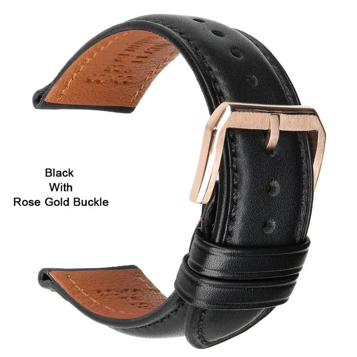 MAIKES luxury Genuine Leather Watch Band Soft Cowhide Leather Strap Bracelet For MIDO TISSOT Casio Watchbands