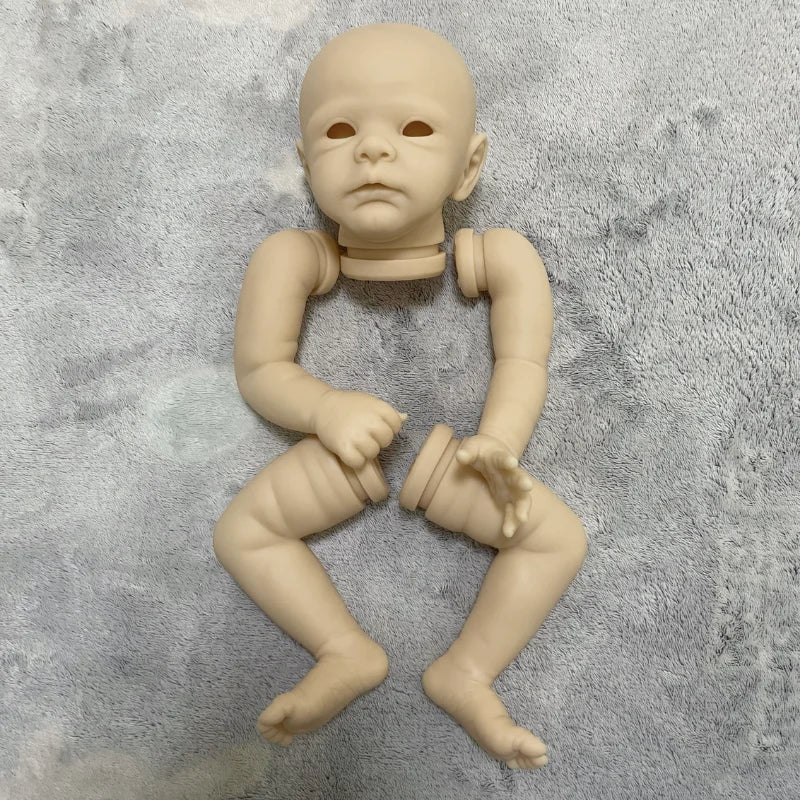 17″ Henley Blank Vinyl Reborn Doll DIY Kit