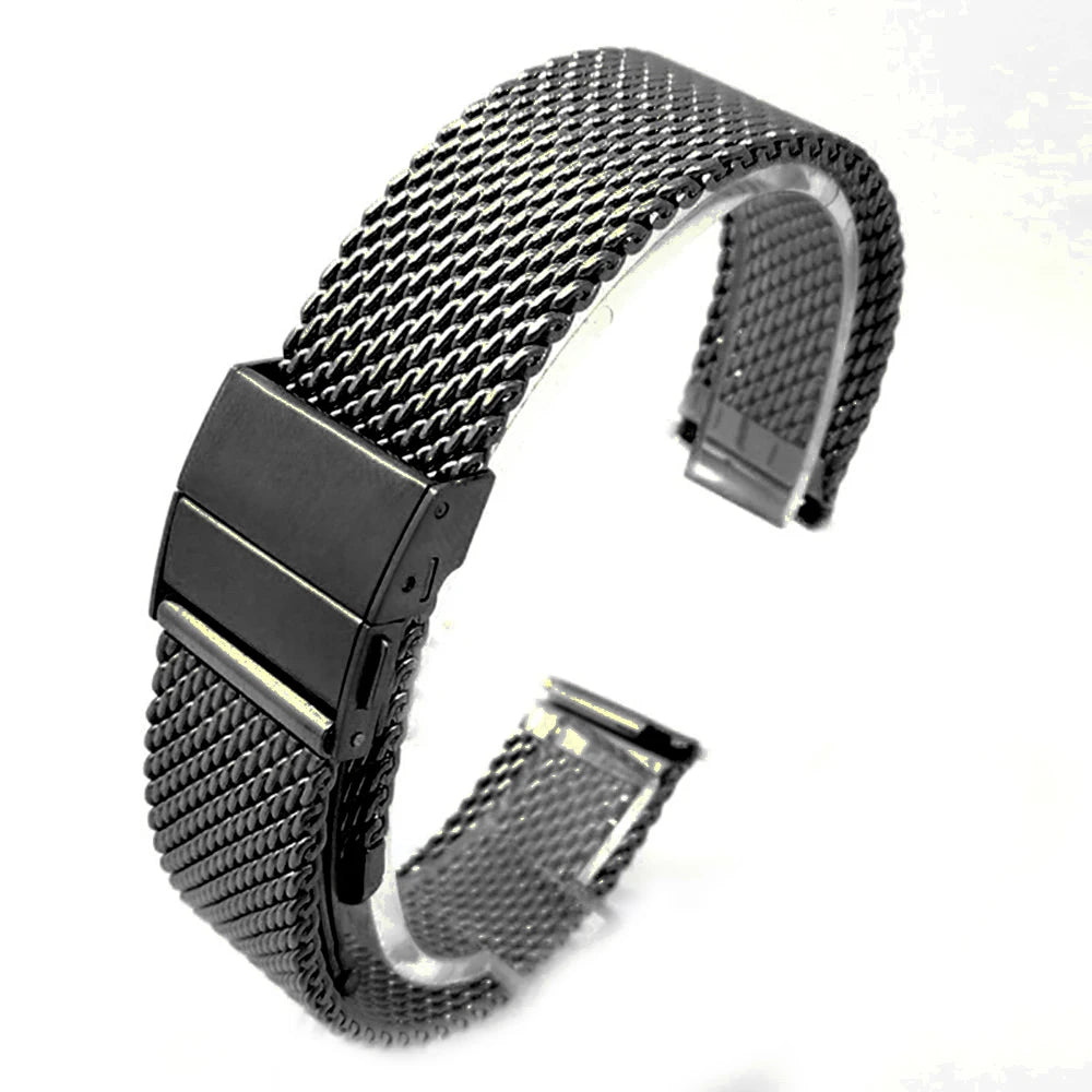 Premium Stainless Steel Watch Strap 18–22mm Quick Release