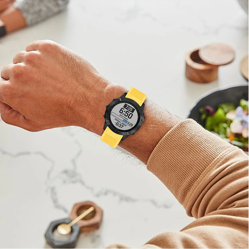 22mm Quick-Fit Silicone Strap – Garmin Fenix, EPIX & Tactix