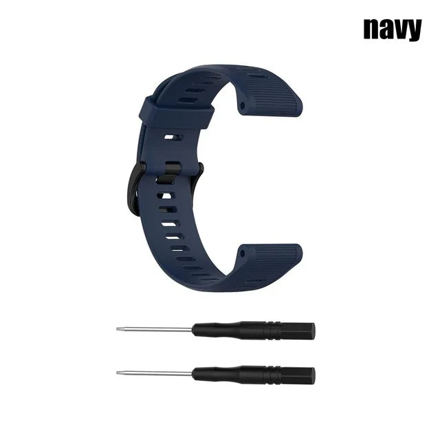 22mm Soft Silicone Strap for Garmin Forerunner & Fenix Series