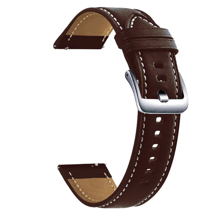 20mm 22mm Leather Strap For Samsung Galaxy Watch 3 Gear S3 Replacement Watch Band For Huawei Watch GT4 GT3 GT2