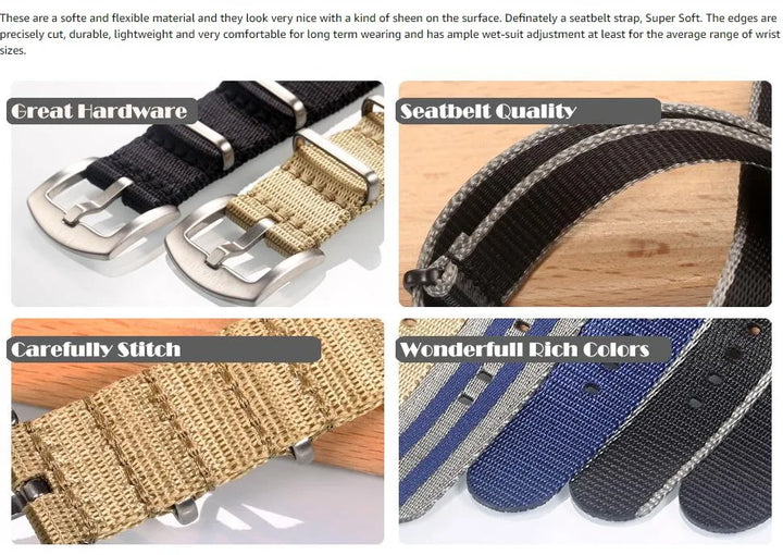 HEMSUT Seatbelt Nylon Strap