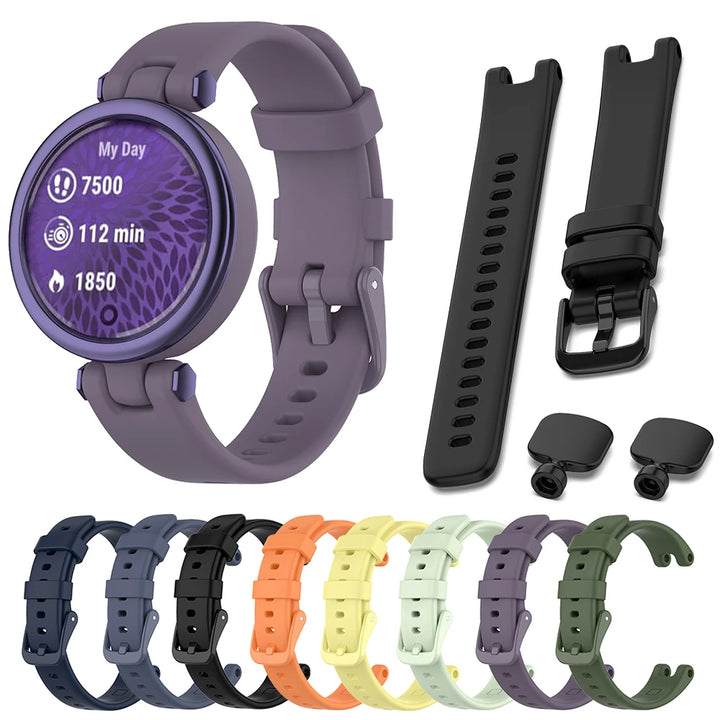 Replacement Silicone Wrist Strap for Garmin Lily Smart Watch