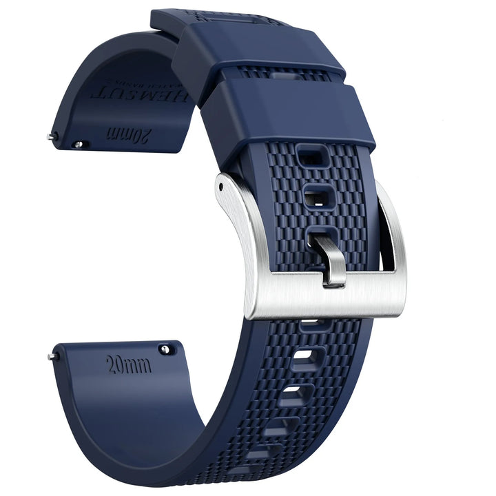 Hemsut Silicone Quick-Release Watch Strap – 18/20/22mm for Galaxy Watch
