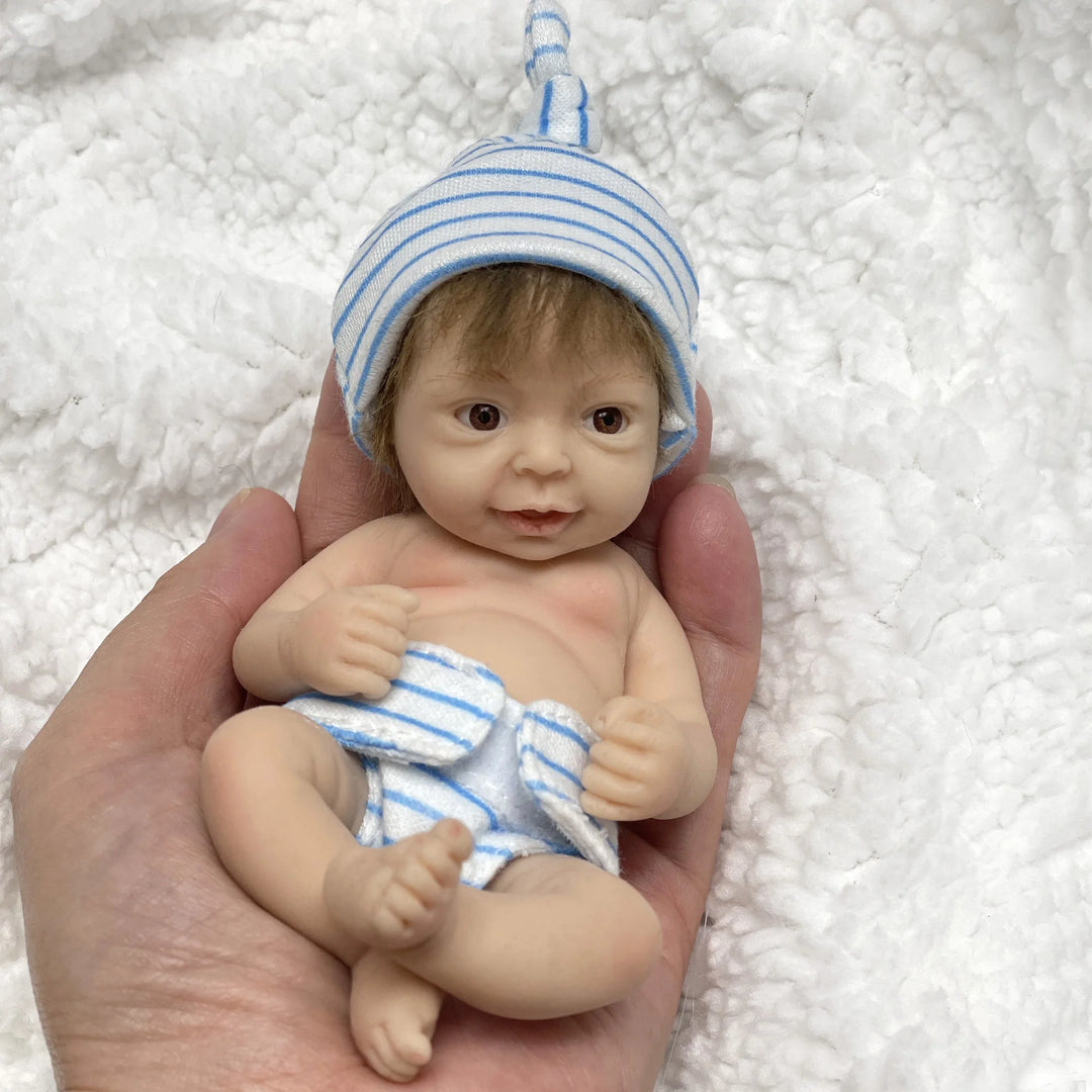 Palm 6″ Silicone Mini Reborn Doll