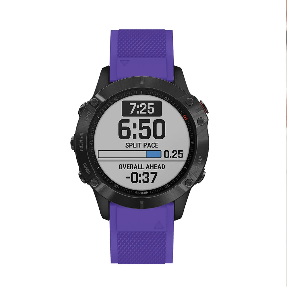 22mm Quick-Fit Silicone Strap – Garmin Fenix, EPIX & Tactix