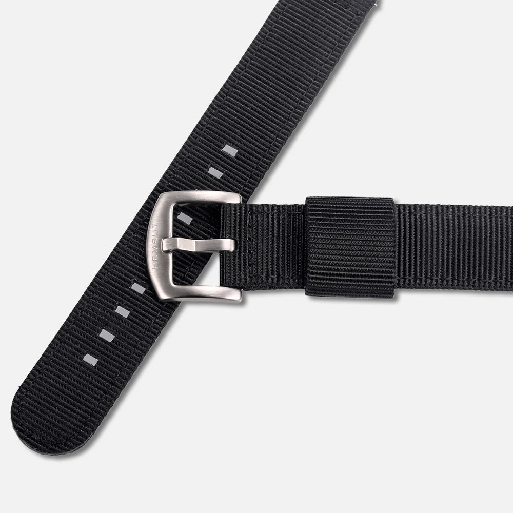 Military Nylon Quick-Release Watch Strap (18-24mm)