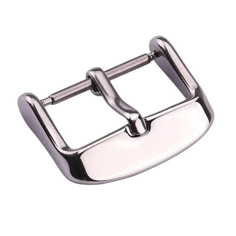 15pcs Stainless Steel Watch Clasps – 16–24mm, Silver/Gold