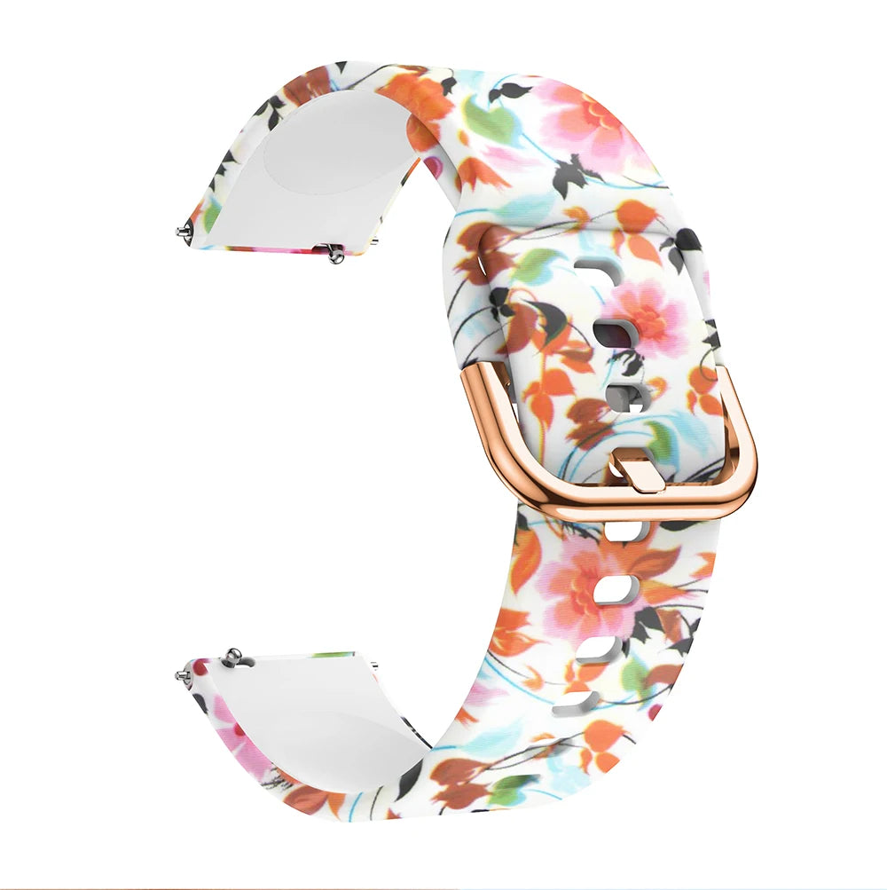 Silicone Watch Strap – 20/22mm for Huawei GT2/GT3 & Garmin Forerunner