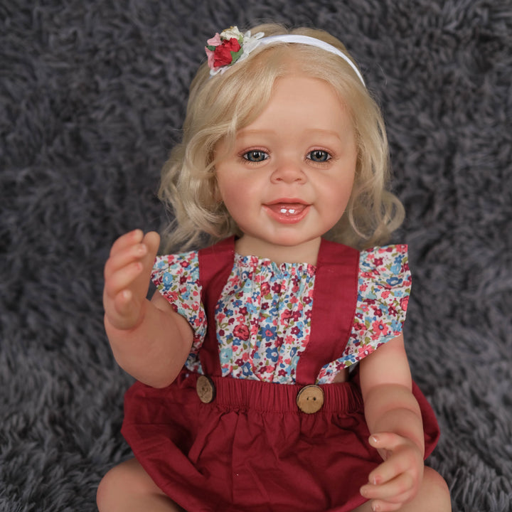 Reborn Yannik Doll 55CM Full Body Vinyl Hand-Painted Details Visible Veins 3D Lifelike Skin Tone NPK Genesis Paint Doll