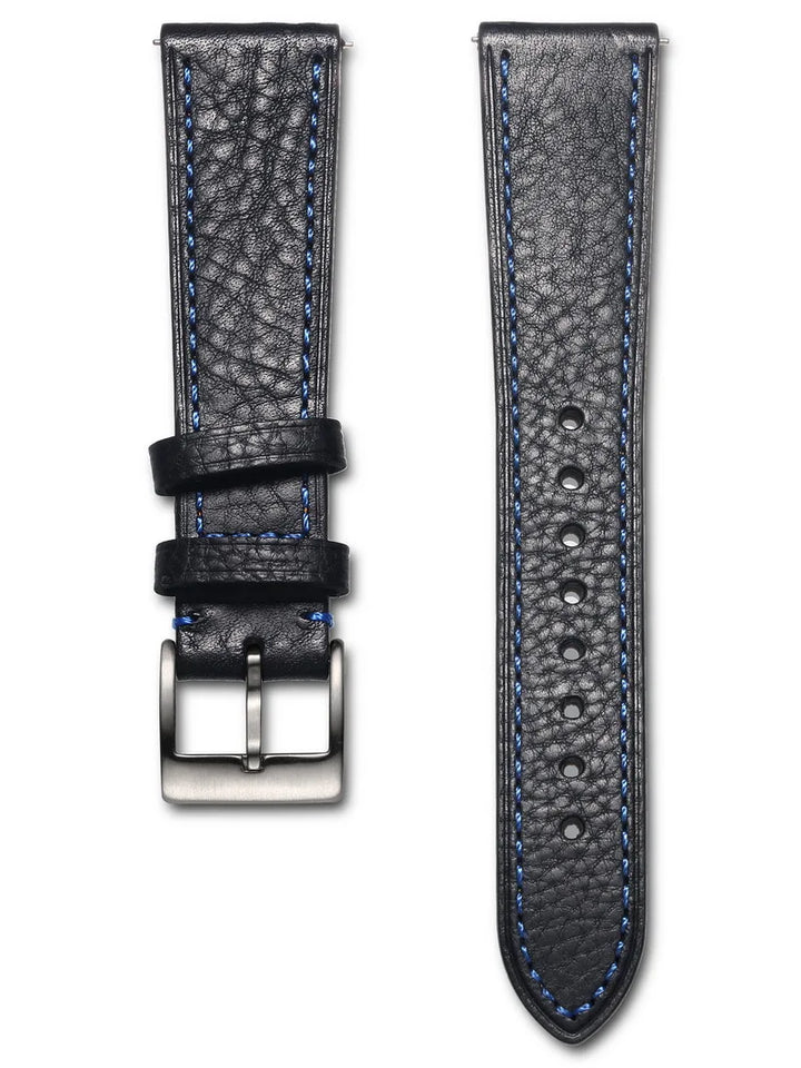 HEMSUT Genuine Cow Leather Quick-Release Watch Band (18-22mm)