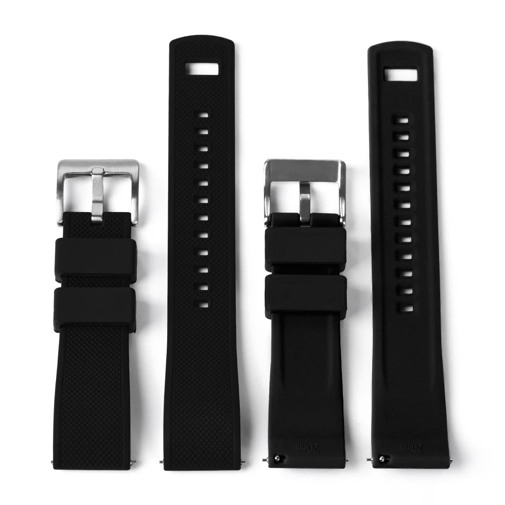 JUELONG Premium Silicone Watch Band 20mm Quick Release Rubber Strap Waterproof Men Women Replacement Watchband