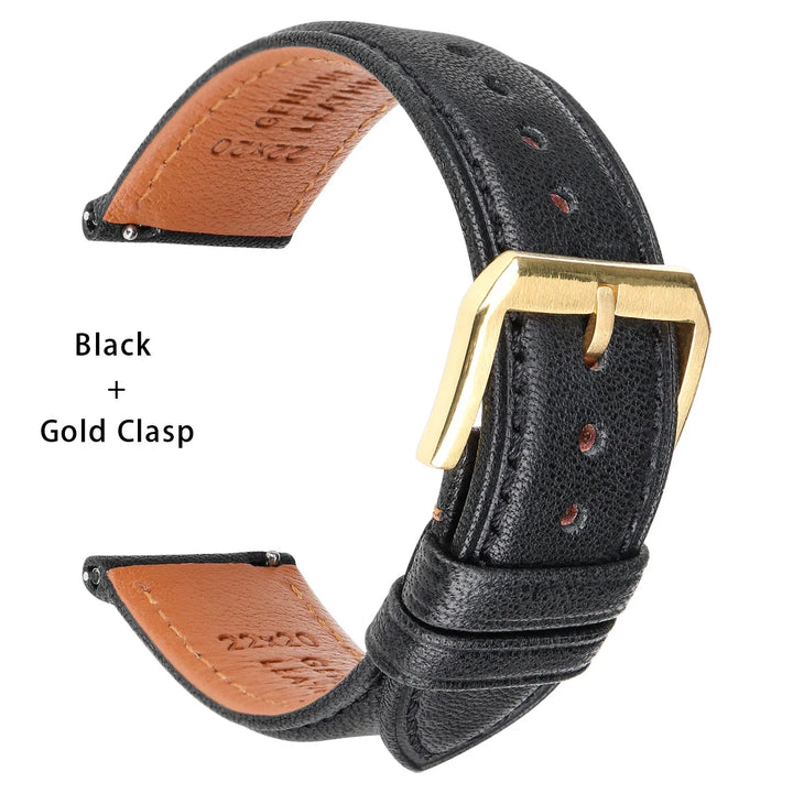 Quick Release Leather Watch Bands Watch Accessories For SEIKO Samsung Galaxy Watch Strap Active2/3 Watch Bracelet