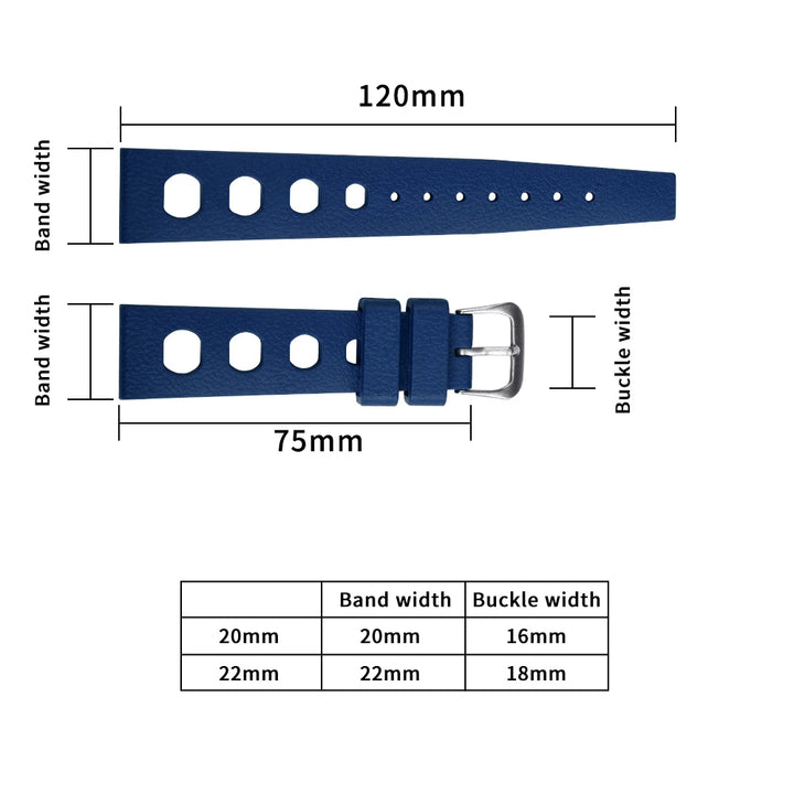 New Tropical Fluororubber Strap For Oris S-eiko Citizen Quick Release Watch Band 20mm 22mm FKM Tropical Strap Smart Watch Strap