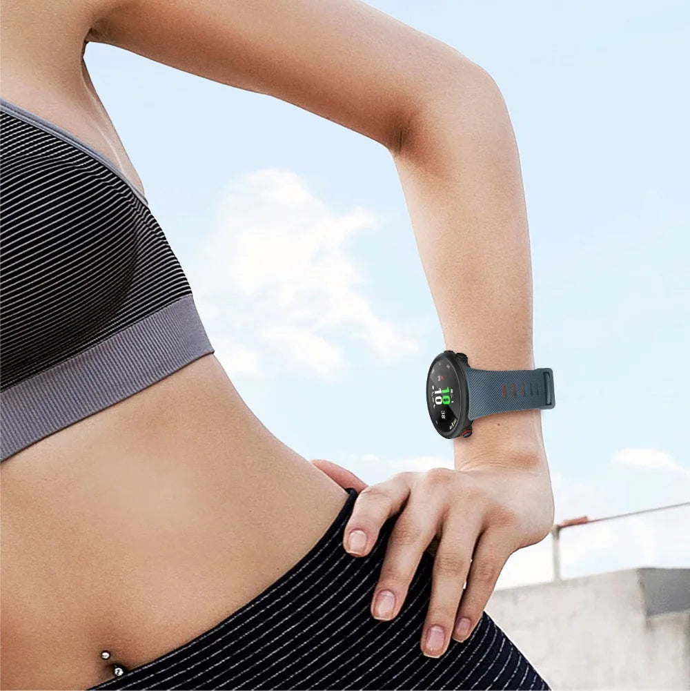 Silicone Watch Strap for Garmin Forerunner 45/45S & Swim 2