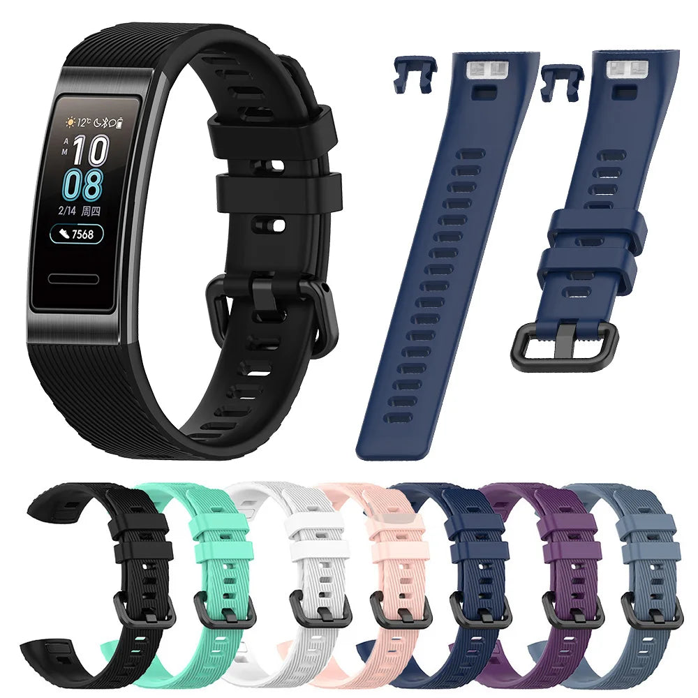 Silicone Wrist Strap for Huawei Band 3/4 Pro – TER-B09/B29S