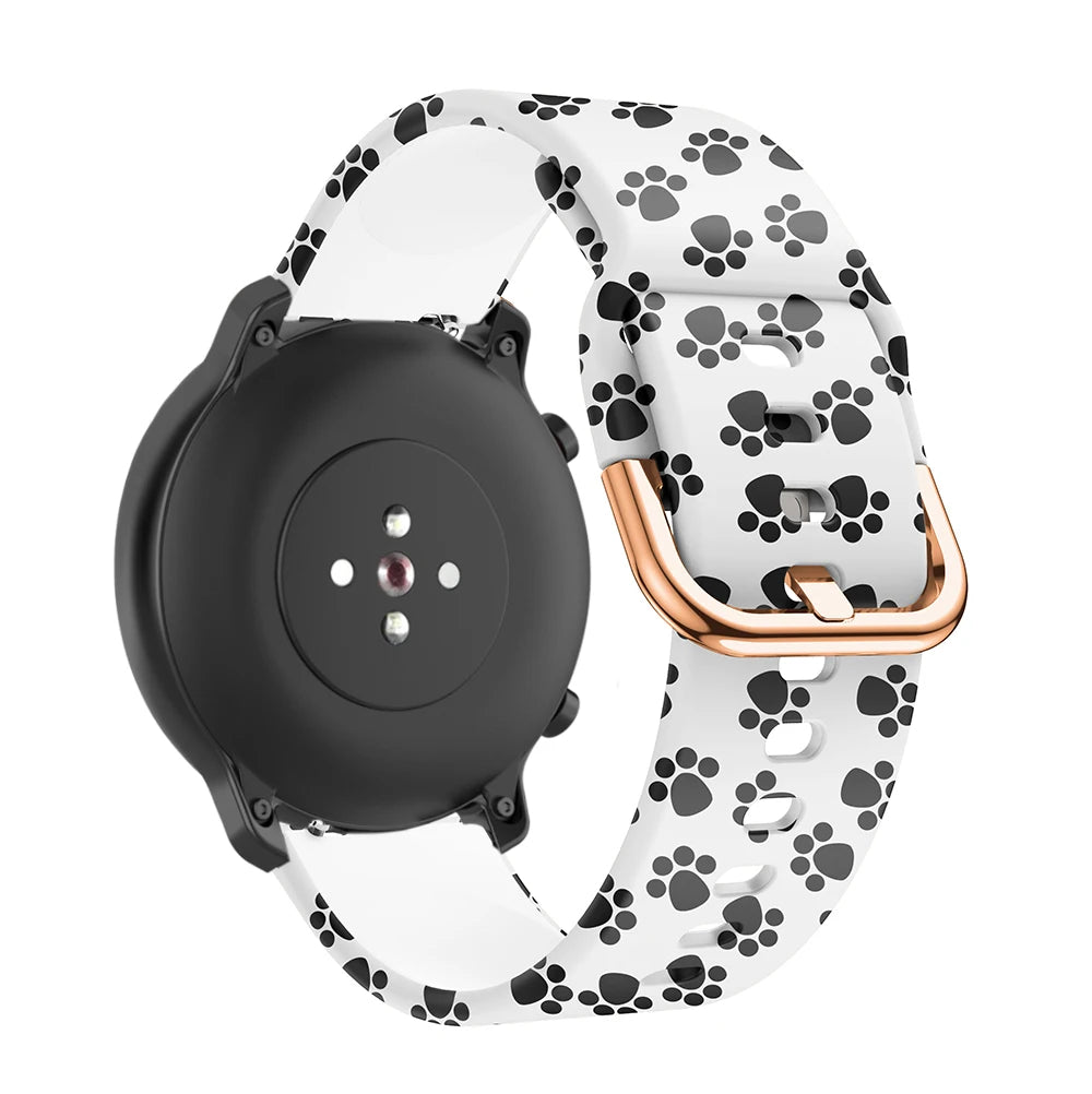 Silicone Watch Strap – 20/22mm for Huawei GT2/GT3 & Garmin Forerunner