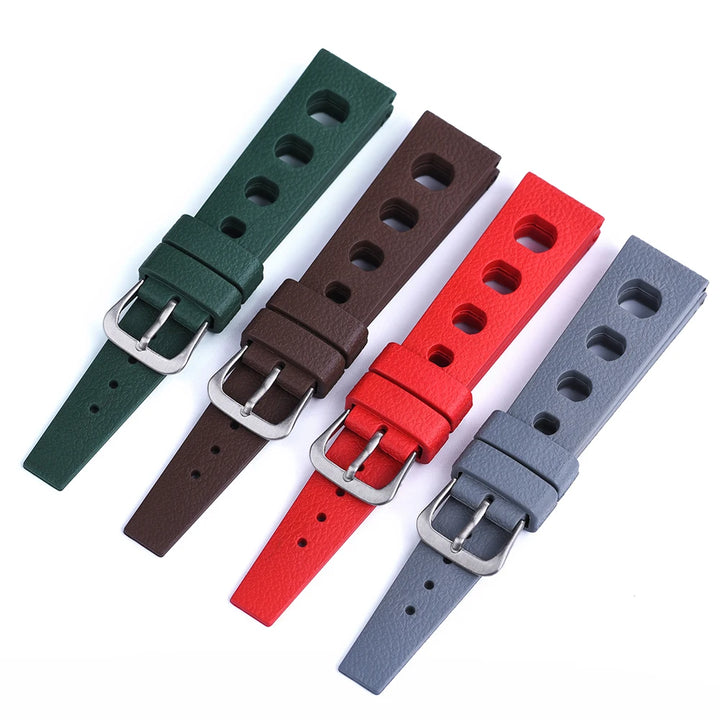 New FKM Originality Fluororubber Watch Strap 20mm 22mm Quick Release For Men Diving Watchbands