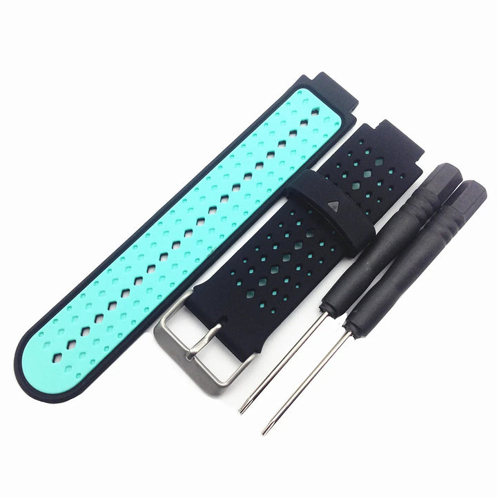 Silicone Replacement Strap for Garmin Forerunner 235/220/230/620/630/735XT