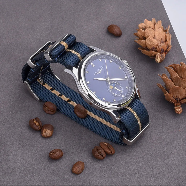 NATOBELT Premium Quality Nylon Sailcloth Strap 20mm 22mm Smooth Seatbelt Nylon Watchbands For Men's Watch Accessories