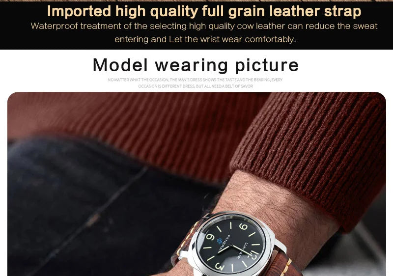 Handmade Vintage Leather Watch Strap 18–24mm – MAIKES
