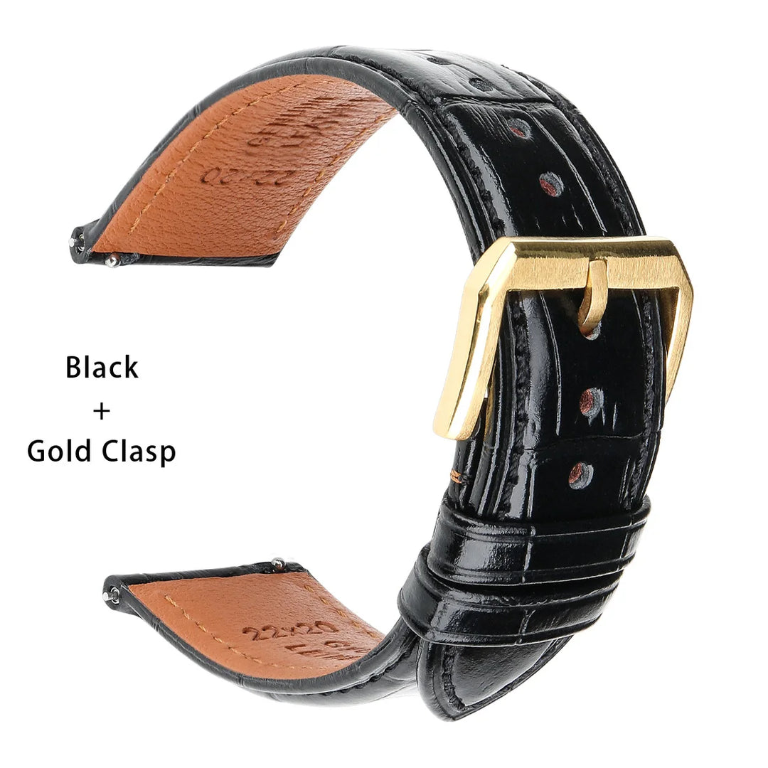 Quick Release Leather Watch Band For Tissot Seiko Longines MIDO Watch Accessories Cow Leather Strap Bracelet Watchband