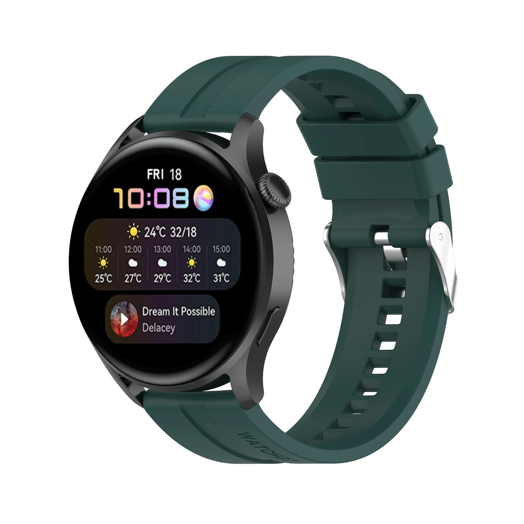 22mm Silicone Watch Strap for Huawei GT2 Pro, GT3 & Honor Magic 2 – 46mm