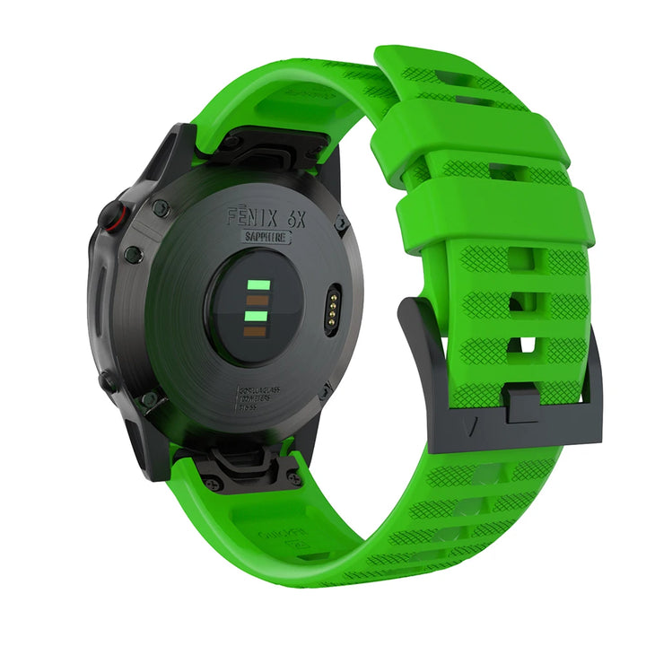 Quick-Fit Silicone Watch Strap – 22–26mm for Garmin Fenix & Epix
