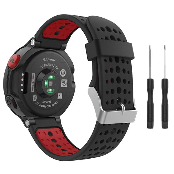 Silicone Watch Strap for Garmin Forerunner Series with Removal Tool
