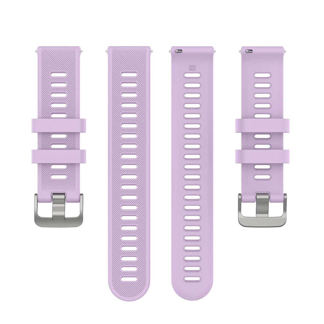 20mm Silicone Watch Strap for Garmin Forerunner, Vivoactive & Venu