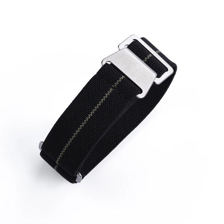 NATOBELT 60s French Troops Parachute Bag Elastic Strap 20mm 22mm Nylon Watchbands Man's Universal Smart Watch Fabric Wristband