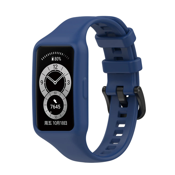 Silicone Strap with Case for Huawei Band 6/7 & Honor Band 6/7