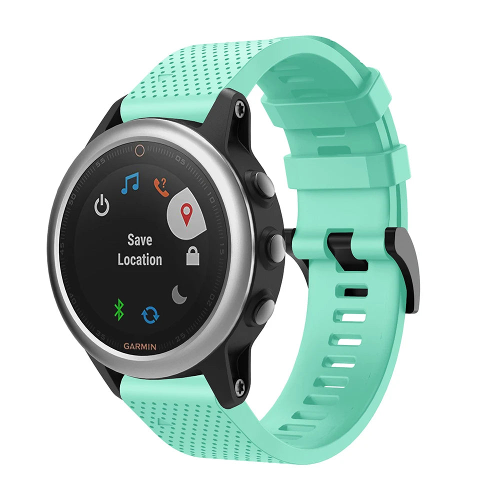 20mm Quick-Release Silicone Strap for Garmin Fenix 5S/6S/7S