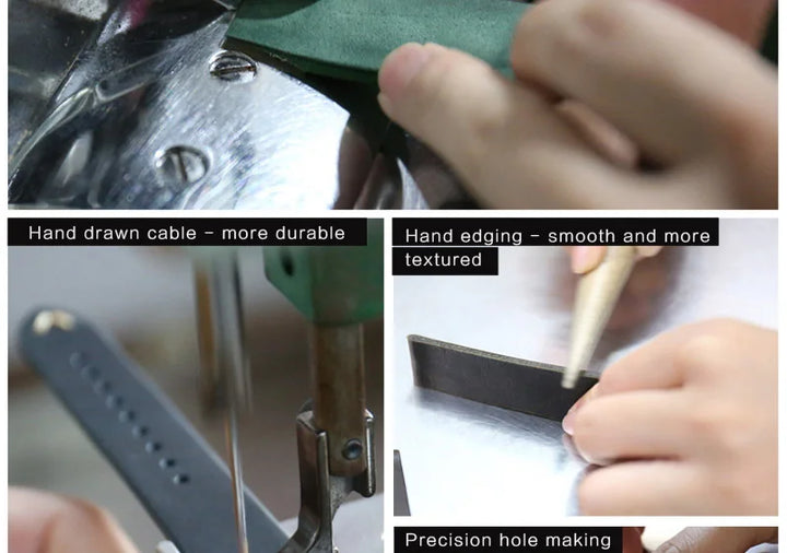 Handmade Vintage Leather Watch Strap 18–24mm – MAIKES