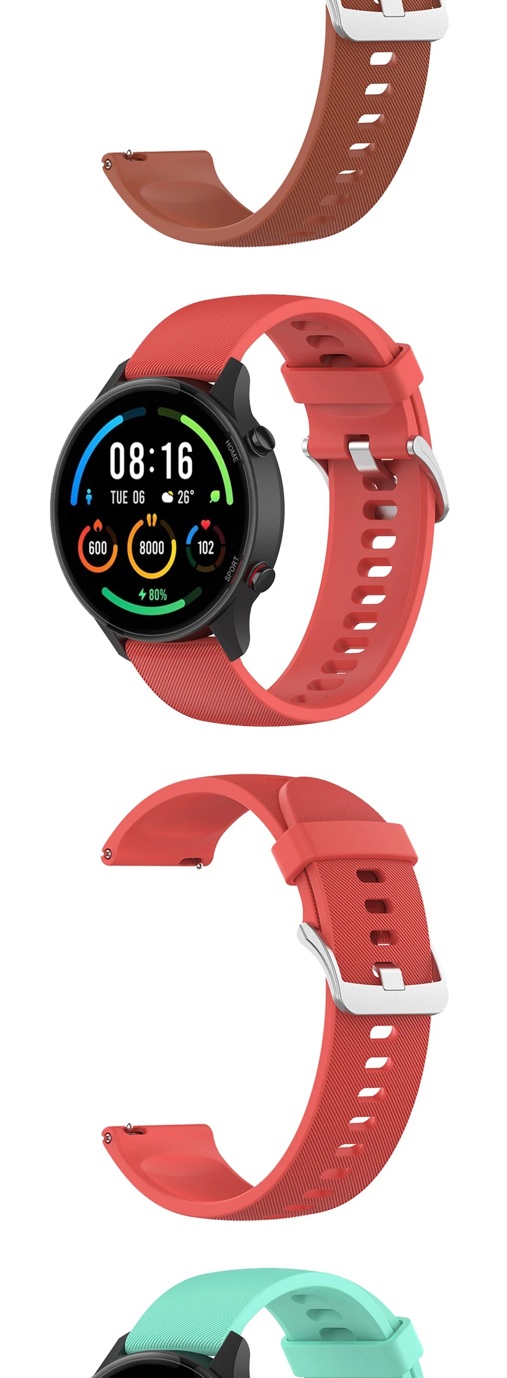 22mm Silicone Strap for Huawei Watch GT Series (GT2, GT3, GT2 Pro, GT2E)
