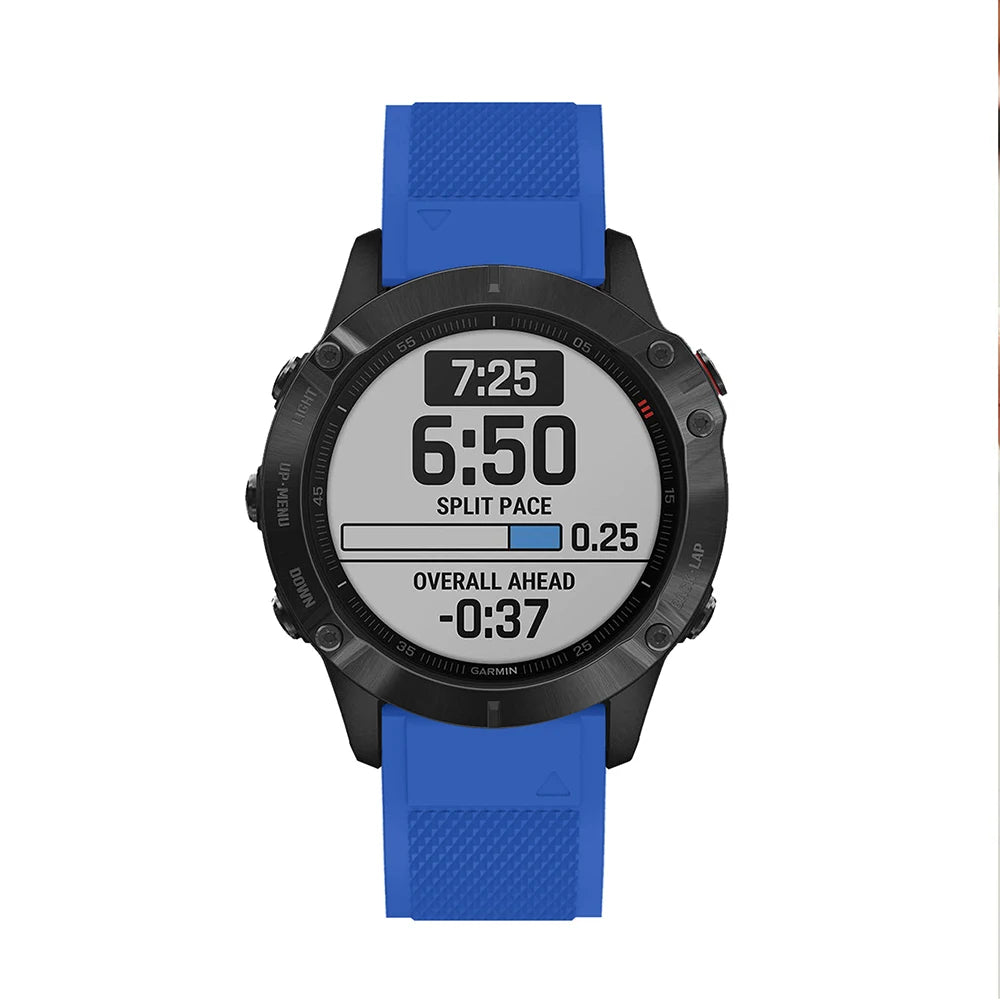 22mm Quick-Fit Silicone Strap – Garmin Fenix, EPIX & Tactix