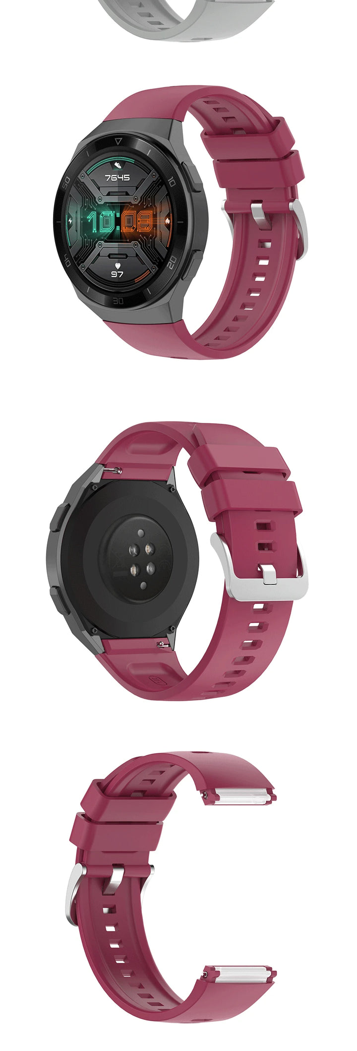 22mm Silicone Strap for HUAWEI Watch GT 2E